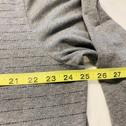 Travis Mathew Sweater Mens 2XL XXL Gray Striped Pullover Sweatshirt 1/2 Zip Golf - Picture 10 of 12