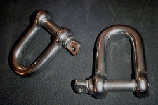 4PC STAINLESS STEEL D SHACKLE 5/16" RIGGING MARINE GRADE HDDS8