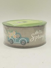 Member's Mark Premium Wired Ribbon 50 Yards 2.5in Width, Hello Spring