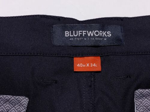 BLUFFWORKS Ascender Chino Hose schwarz 40 x 34 ~ neu - Bild 4 von 8