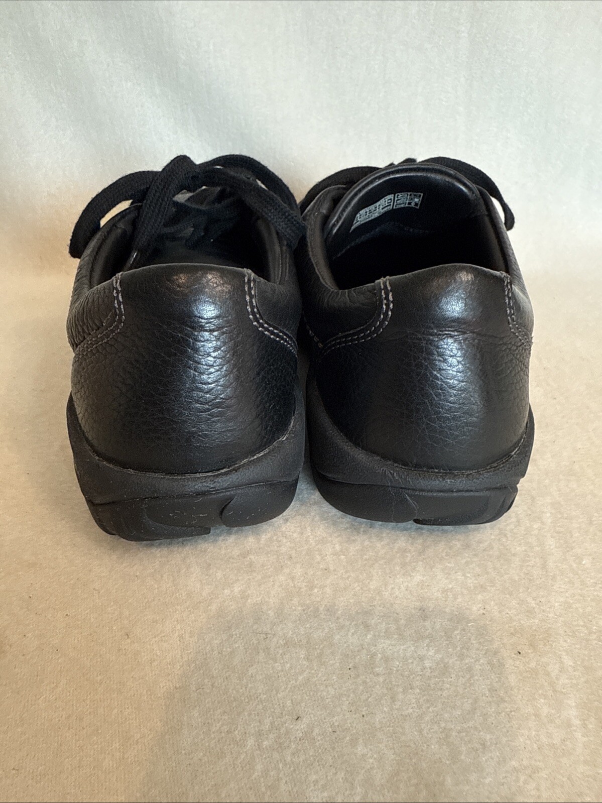 Scarpe Keen Presidio nere in pelle sneakers casual stringate da donna taglia US 9 5