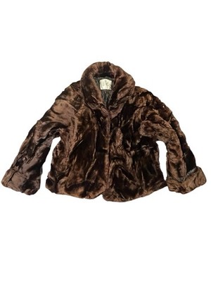 Vintage Lloyds FursDenver Brown TexturedFur JacketLloyds Furs