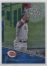 2022 Topps Series 1 2021's Greatest Hits Blue Joey Votto #21GH-20 0vt8