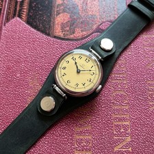 W! Trench OMEGA 33mm orologio da polso svizzero WWI 1900 s militare antico orologio da uomo