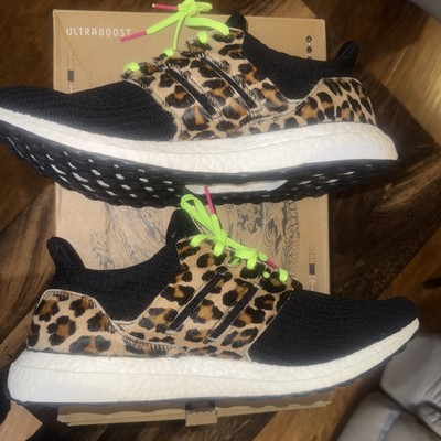 Adidas US 13 Men's Black/White -Leopard Runner Retro UltraBoost DNA -FZ2731 -NIB