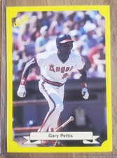 Gary Pettis 1987 Classic Update Yellow/Green Backs #134 California Angels