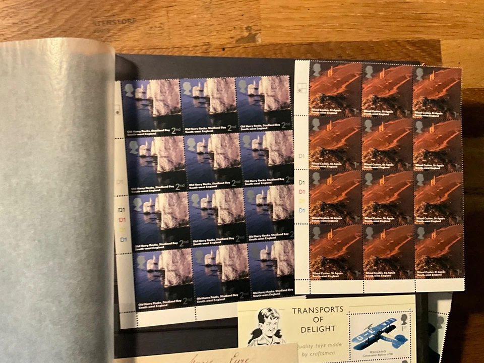 GB MNH новом десятичные блоки 1974 сэр Уинстон Черчилль 1-й 2-й в stockbook r - Изображение 2 из 4