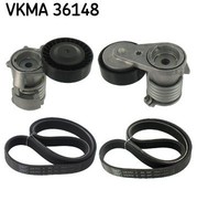 Keilrippenriemensatz SKF Vkma 36148 FÜR Ford Volvo Poly V Riemen KIT