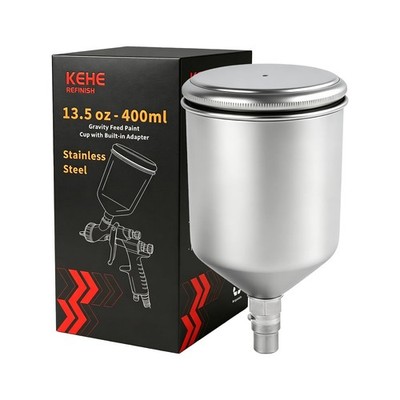 KEHE REFINISH Stainless Steel Paint Cup for Spray Gun,103# for SATA 3000/4000...