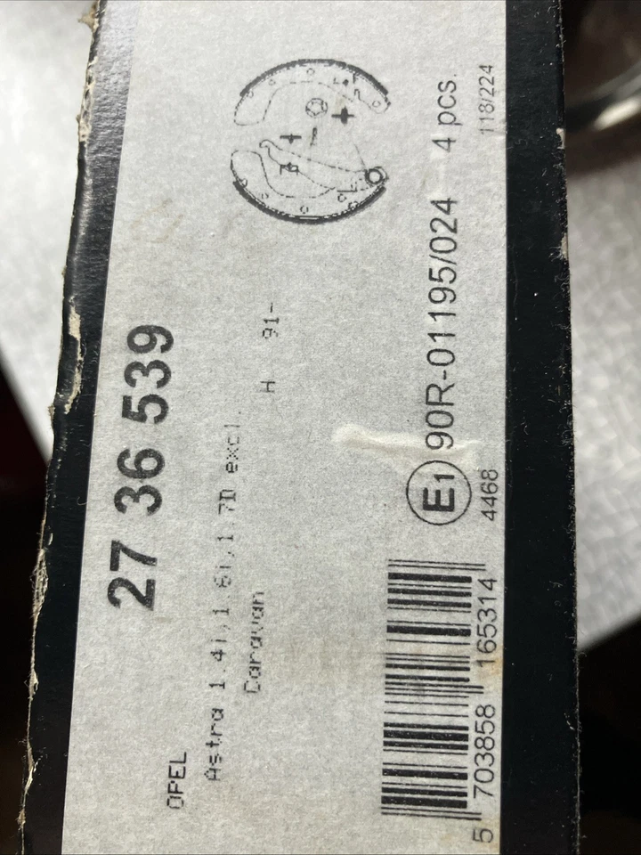 Oldtimer Bremsbeläge Opel Astra - Bild 2 von 4