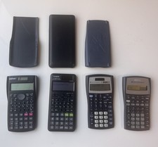 Lot of Calculators x2 Texas Instrument , one BAII Plus Ti 30x 2 CASIO read