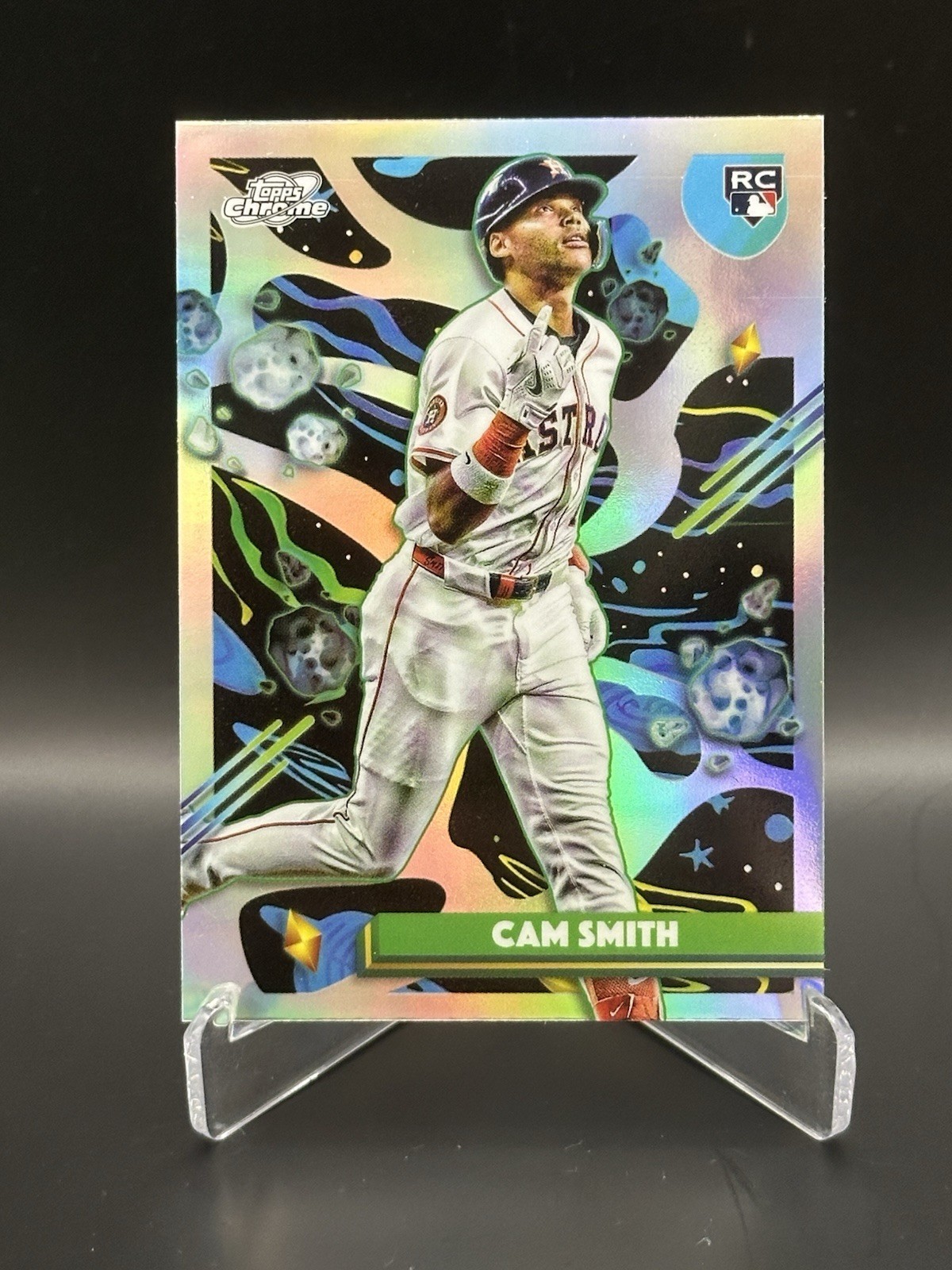 2025 Topps Cosmic Chrome - Cam Smith Refractor #166 (RC) Houston Astros