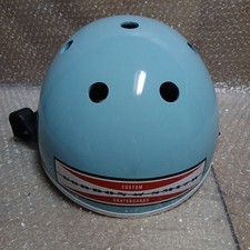 Retro 70-80s Skateboard Helmet Vintage Classic Light Blue Old School Rare
