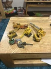 Vintage Dinky job lot 6 x cranes and 1xCOLES 20 TON LORRY MOUNTED CRANE