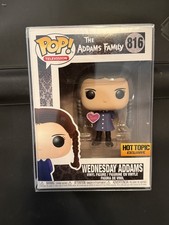 The Addams Family Funko Pop Wednesday Addams #816 Hot Topic Exclusive