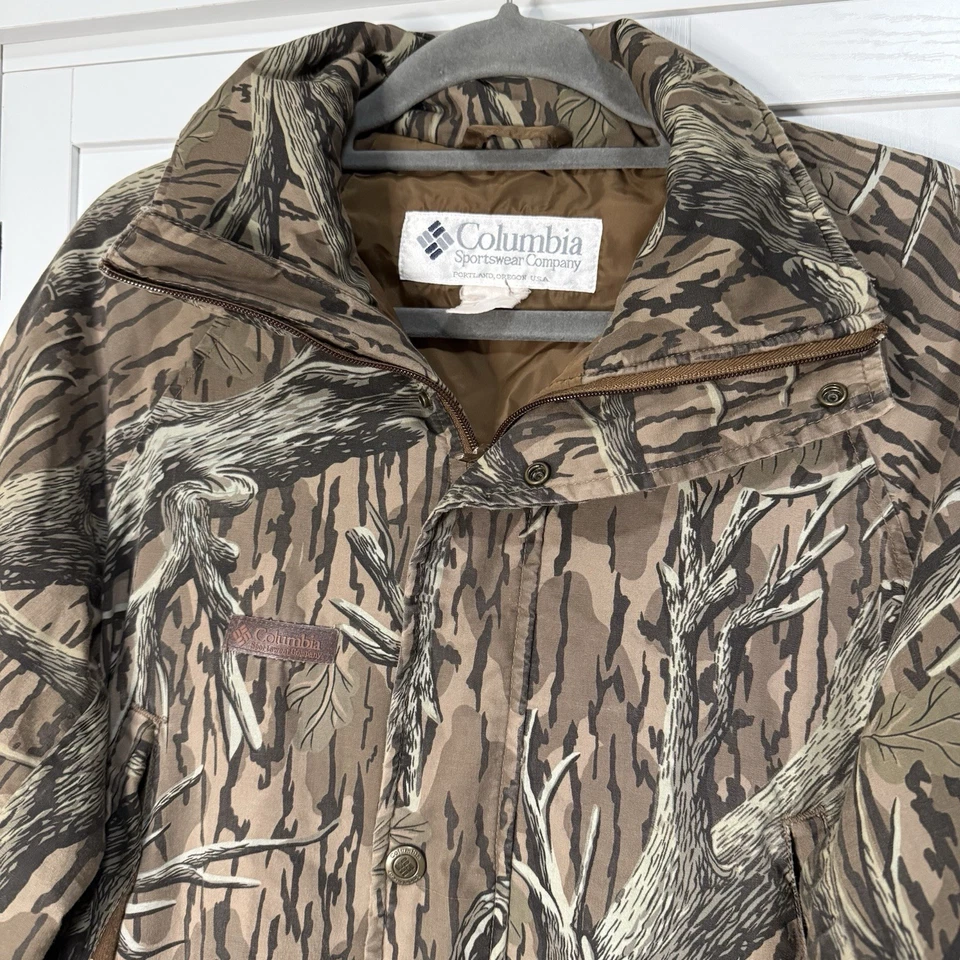 Mono Camuflado Aislado Original Bottomland Roble Columbia De Colección Para Hombre Mediano Foto 4 de 4