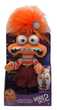 Disney Pixar Inside Out 2 Anxiety Plush Shaking Talking Orange Hair Toy
