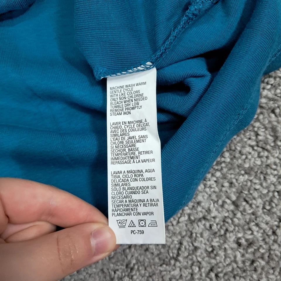 Camiseta para hombre Van Heusen a rayas azul 2X-grande Foto 3 de 4