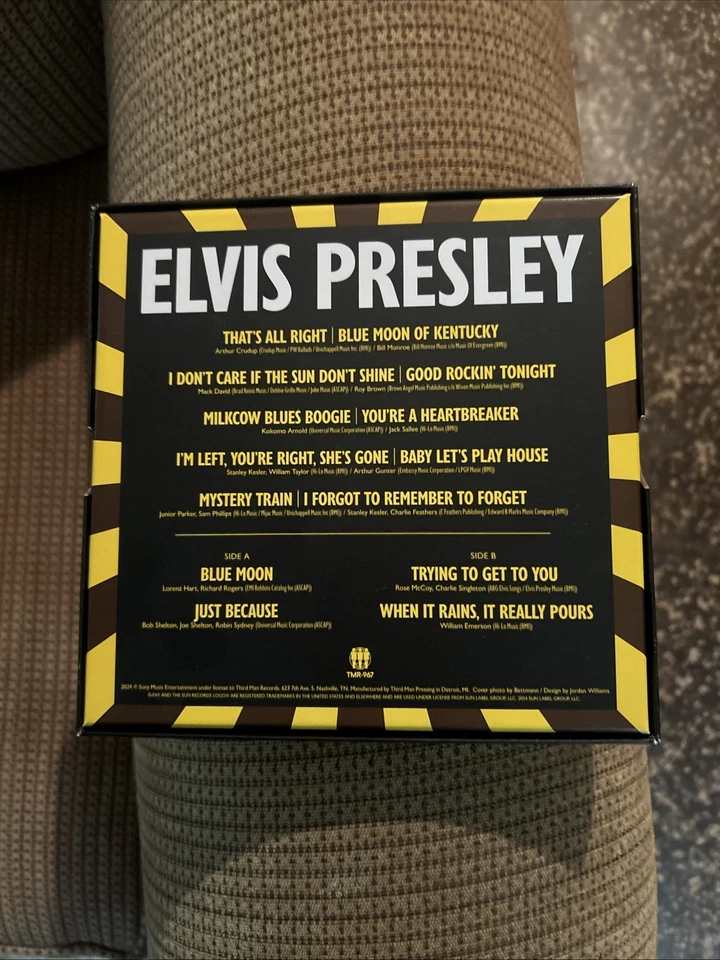 Third Man Vault #59 Elvis Presley @ 706 UNION AVE: THE SUN SINGLES! - Image 2 of 2