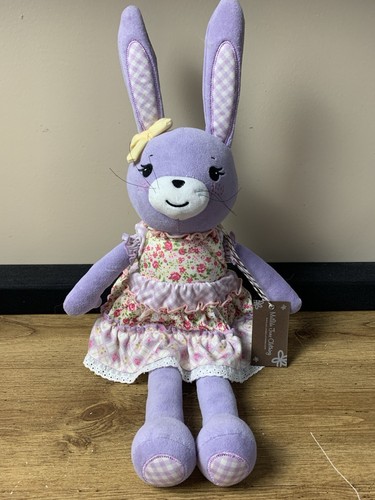 Matilda Jane Enchanted Garden Violet Bunny With Outfit Plush Stuffed Animal - Picture 1 of 11