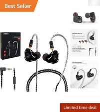 Luxury Wired Earbuds with Memory Wire and MMCX Cable - Ultimate Sound Experience