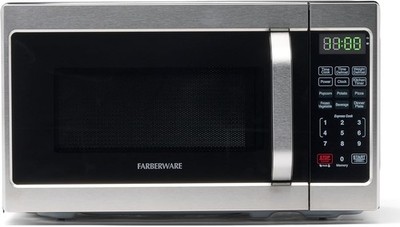 0.7 Cu.Ft.Countertop Microwave Oven 700W Auto Cook Settings Defrost Easy Clean