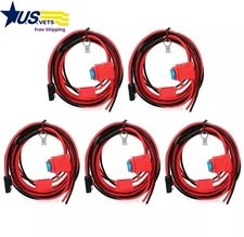 5PCS Power Cable for MOTOTRBO Mobiles CM300 CDM1250 XPR4550 HKN4137A Power Cord