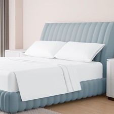 High Thread Count Sheets Queen Size - 1000 Series 100 Egyptian Cotton Bed