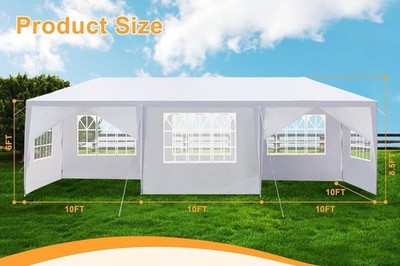 Outvita Outdoor Party Tent Patio Canopy Gazebo with Removable Sidewalls New