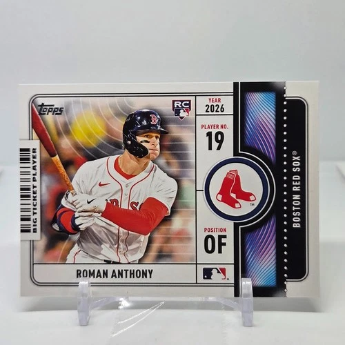 2026 Topps Series 1 Roman Anthony Big Ticket Player Rookie card