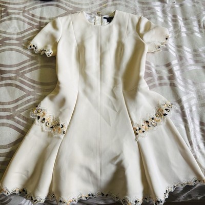 Louis Vuitton Wool And Silk Dress Size 38