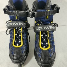 Schwinn ABEC-5 Inline Skates Blue Roller Blades Youth Adjustable Sz 5 To 8 CS