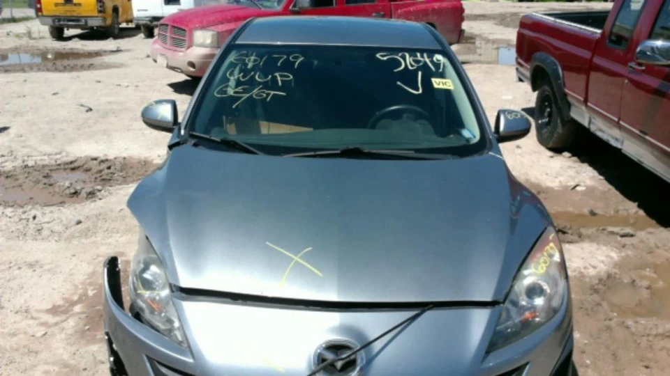 Driver Side View Mirror Power Heated Without Signal Fits 10-13 MAZDA 3 4274362 Foto 2 de 4