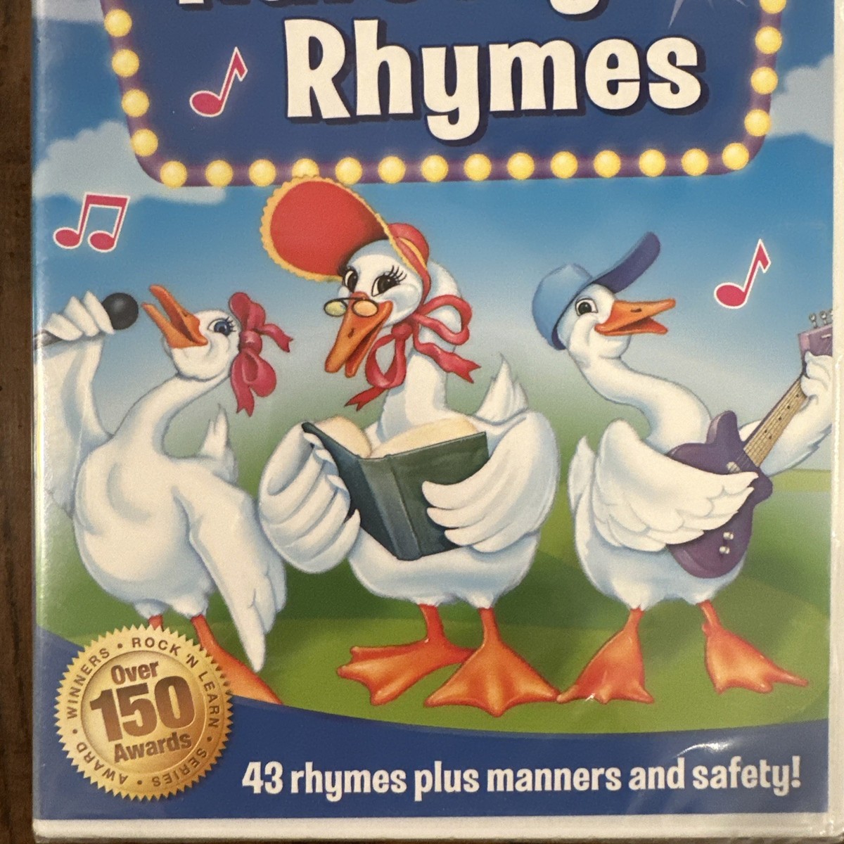 Rock 'N Learn NUSERY RHYMES 2015 DVD - BRAND NEW! Ages 2-5 Scarce