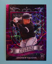 2021 Panini Chronicles Andrew Vaughn #15 CRUSADE rookie *PURPLE VELOCITY*