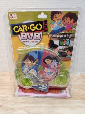 Mattel Dora The Explorer & Go Diego Go Car-Go DVD Travel Game Nick Jr. New!
