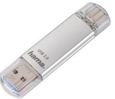 Image of C-Laeta USB & USB-C Flash Drive, 64GB 40MB/s - HAMA