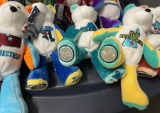 Collection Of Stuffed State Quarter Bears Complete First 13 States New