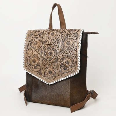 OH Ohlay Bags OHG190 Backpack Hand Tooled Genuine Leather Women Bag Western