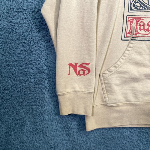 Felpa con cappuccio NAS Nostradamus uomo media rapper grafica streetwear - Foto 5 di 16