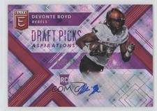 2018 Panini Elite Draft Picks Aspirations Purple 86/99 Devonte Boyd Auto 2r7