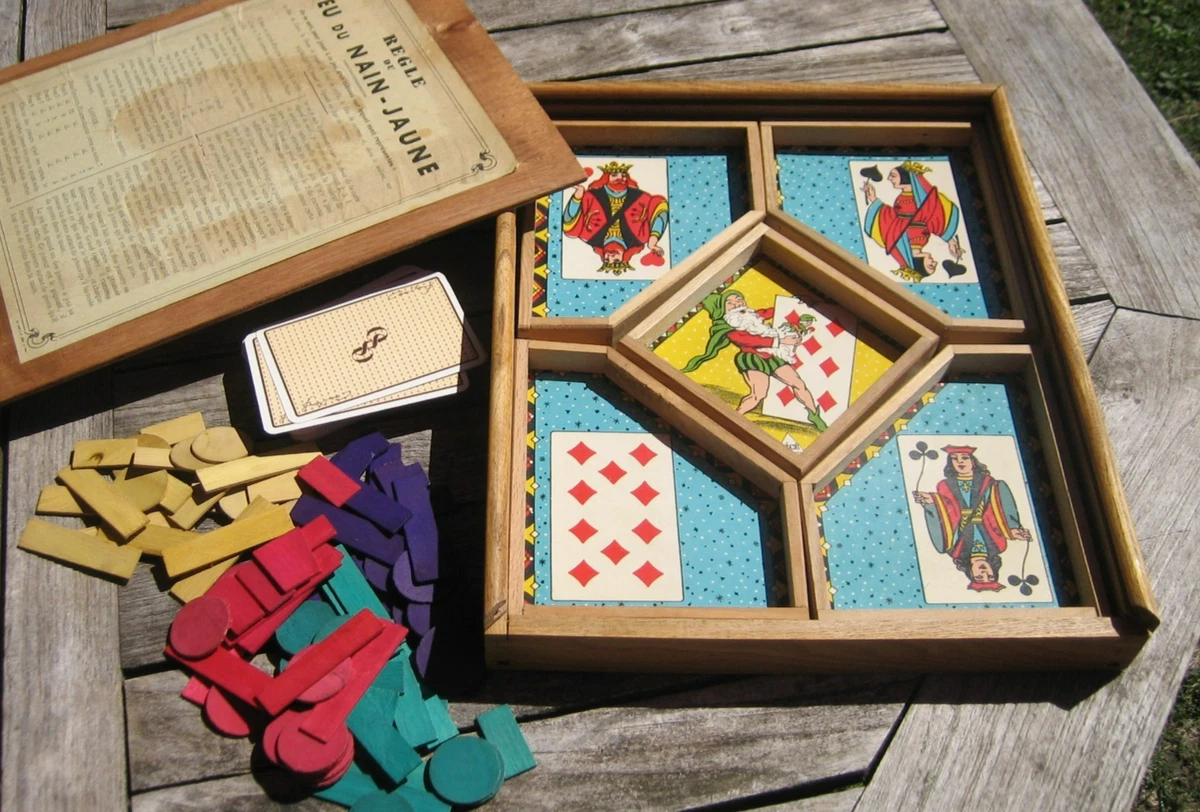 Ancien Jeu De Société Le Nain Jaune - Occasion, Jeu De Cartes Traditionnel