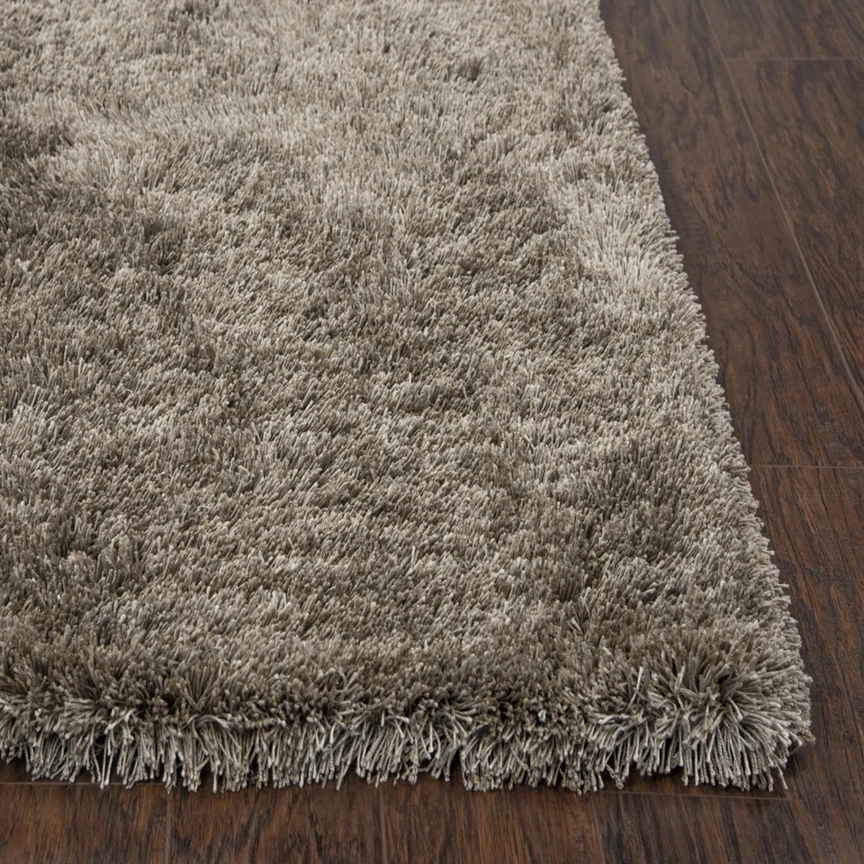 Rizzy Rugs Whistler Shag Area Rug WIS104 Polyester Beige Fluffy Rectangle - Image 3 of 4