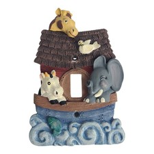 Noah's Ark 3D Resin Light Switch Cover Plate Nursery Children's Room Christian
