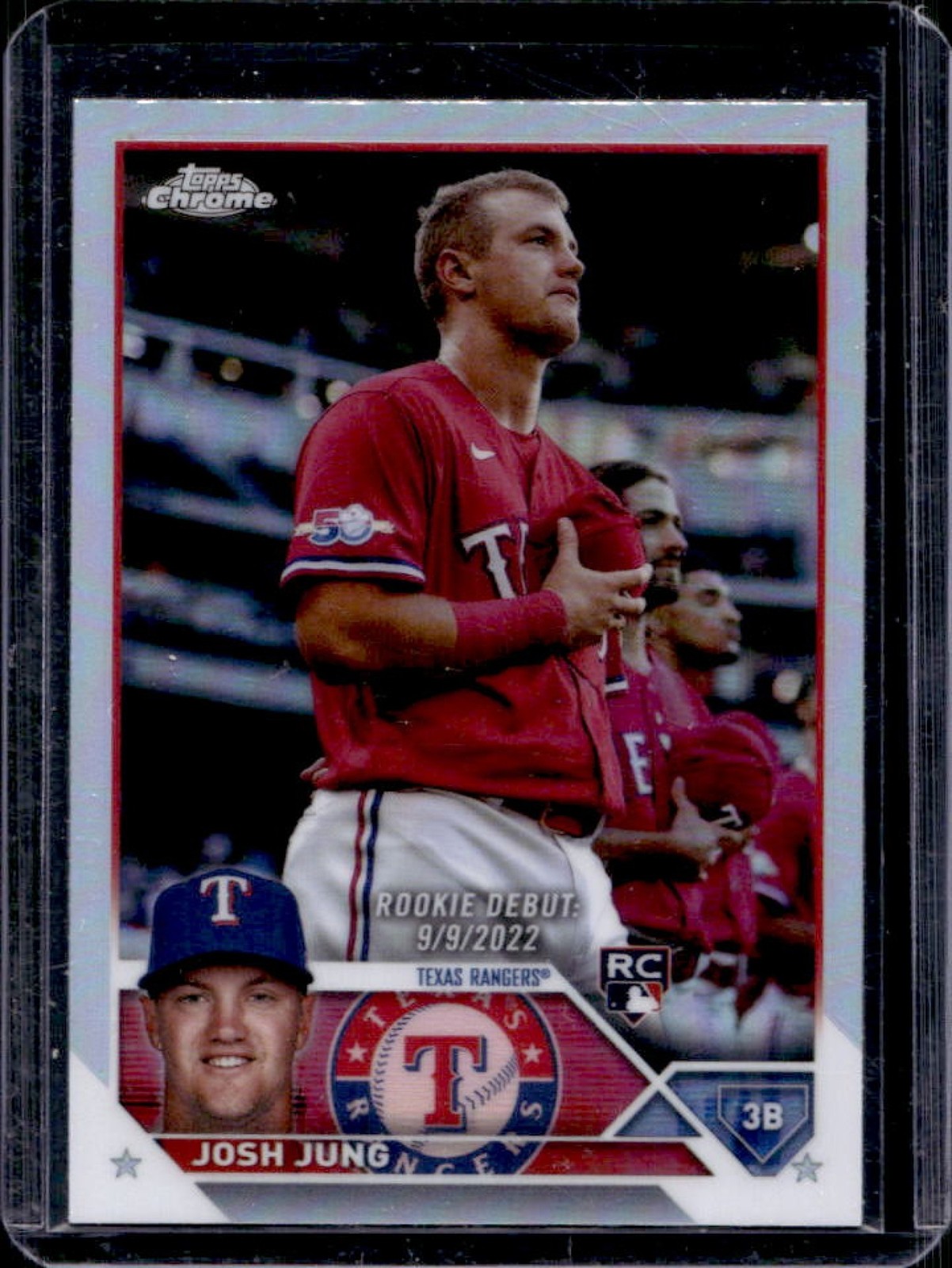 2023 Topps Chrome Update Josh Jung RC Refractor Rookie #USC51 Rangers