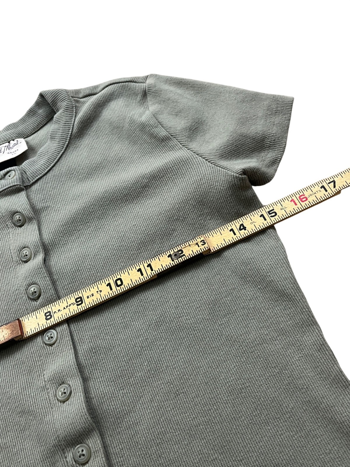 Universal Thread Button Down Knit Top Womens Medi… - image 3