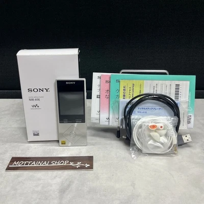 Sony NW-A16 Walkman 32GB Hi-Res Portable Audio Player Silver w/Box Tested Good! - Image 1 of 4