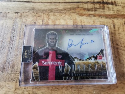 Topps Bundesliga Midnight 2023/2024 Victor BONIFACE Autograph /5 Cracked Ice