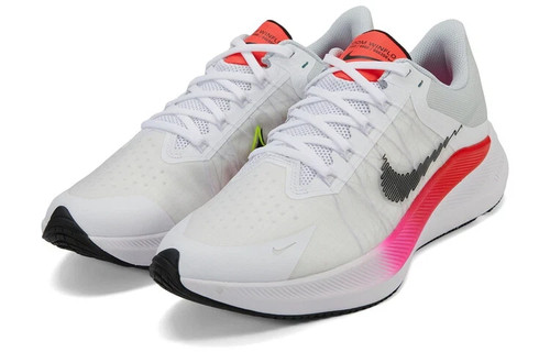 Nike Zoom Winflo 8 Rawdacious White Bright Crimson CW3419-100 Mens Size 9.5 - Picture 8 of 8