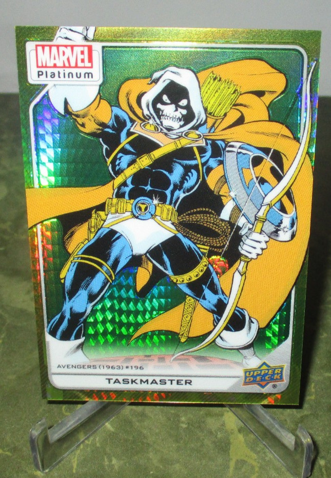 2023 Upper Deck Marvel Platinum Taskmaster /399 Yellow Spotlight Parallel SP